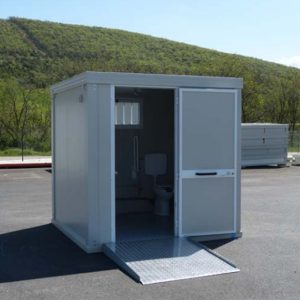 Bloc Sanitaire PMR neuf avec WC PMR et Lavabo PMR