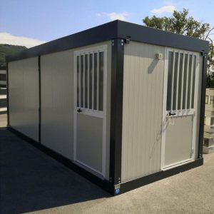 Bloc Sanitaire SSDDU 6M neuf avec 2 WC, 2 Douches, 2 Lavabos doubles et Urinoir